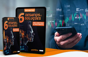 Infográfico Data Analytics: 6 Desafios e Soluções para Corretoras de Investimentos