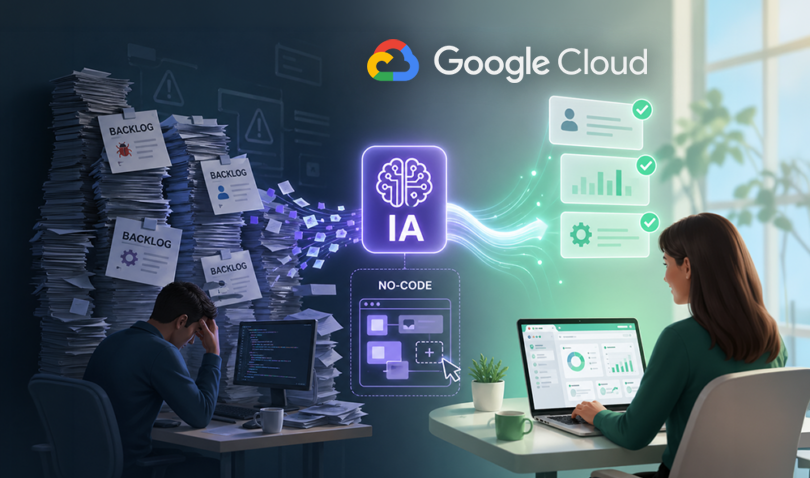 Soluções de IA: como o no-code reduz o backlog da TI