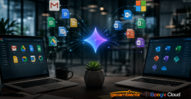 Unifique o Workspace e Office 365 com o Gemini Enterprise. Crie um hub de inteligência seguro, elimine silos e automatize processos com IA.