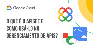 API, interface de programação de aplicativos para conexão entre software ou aplicativo, codificação para troca de informações para desenvolvimento de site ou software. A imagem simboliza o uso do Apigee.